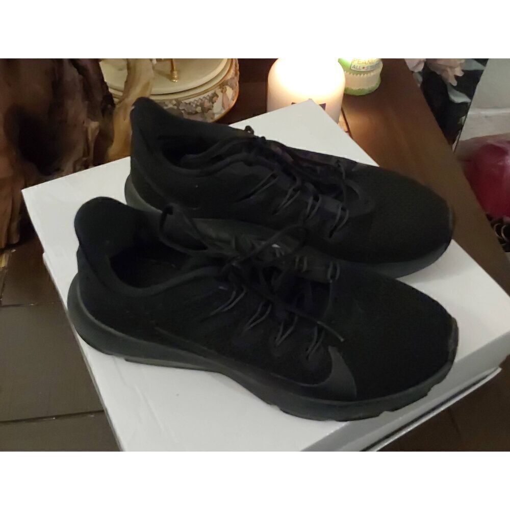 Men's Nike Quest 2 Black Running Shoes Sz 7~C13787-003~Great Condition - Picture 2 of 4